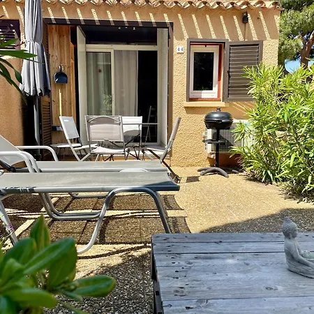 Maison 5pers-clim-piscine-wifi * Fitou